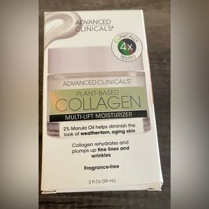 Advance clinical plant based collagen multi lift moisturizer plump up fine lines